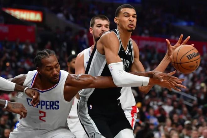 NBA季后赛对阵图景清晰 马刺快船伦纳德文班亚马