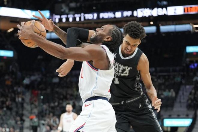 NBA季后赛对阵图景清晰 马刺快船伦纳德文班亚马