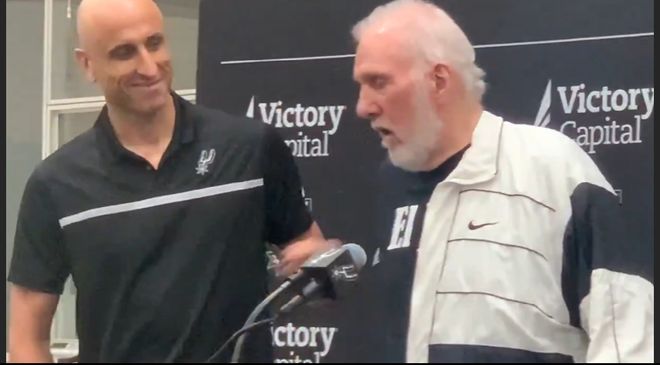 文班亚马季后赛首秀35分创纪录 马刺传奇集体托