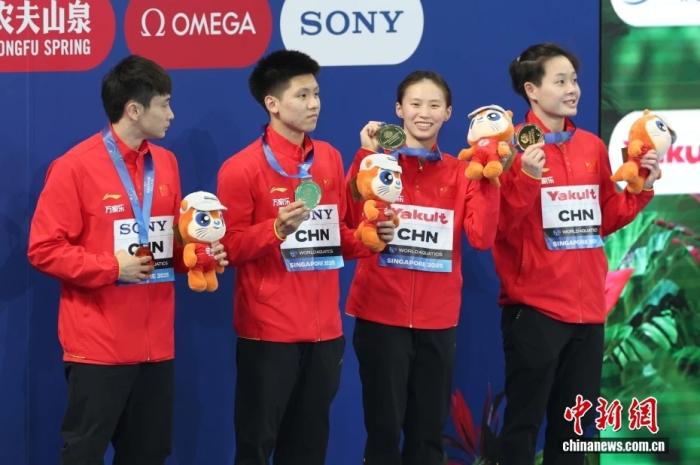 陈芋汐新加坡世锦赛女子十米台夺冠 四度登顶创